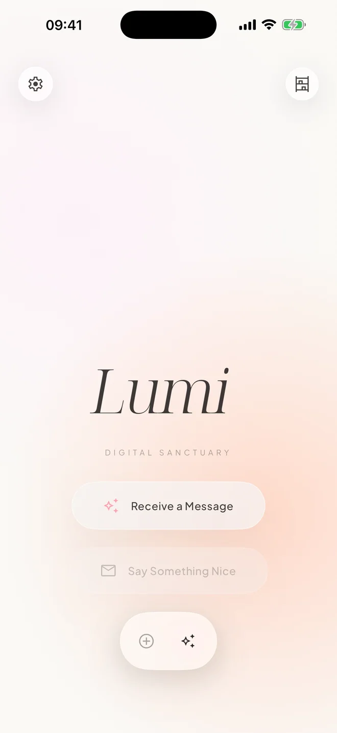 Lumi home screen