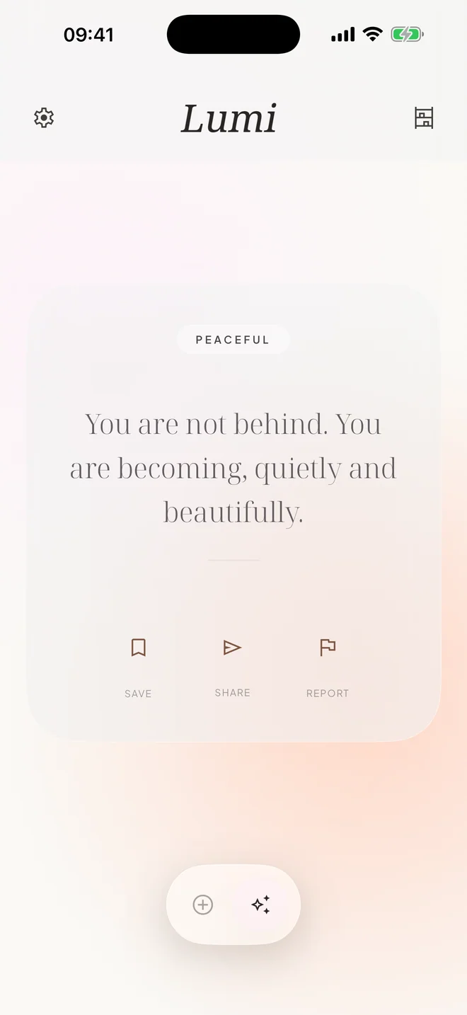 Receive a kind letter
